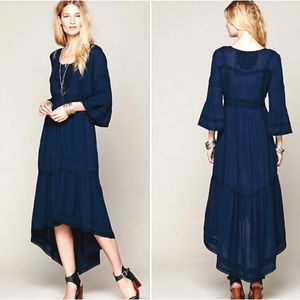 Free People Estelle High-Low Peasant Dress